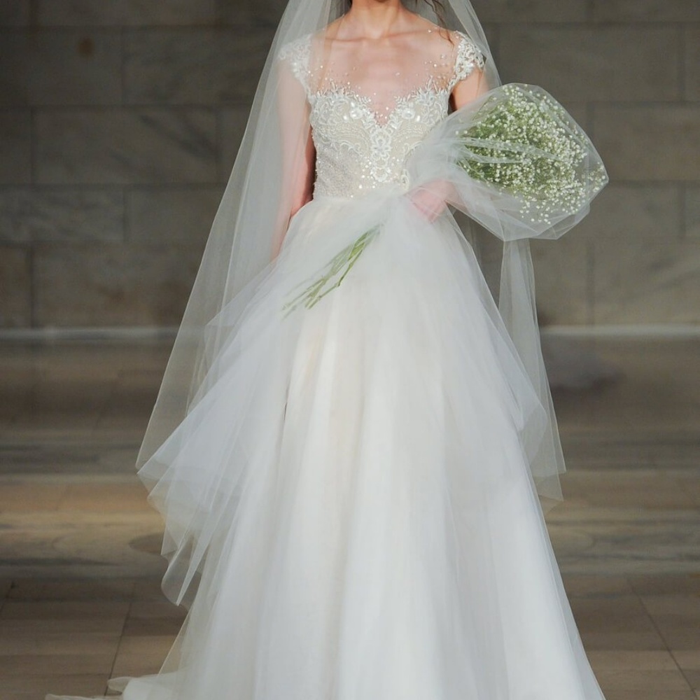 REEM ACRA CHERISH WEDDING DRESS